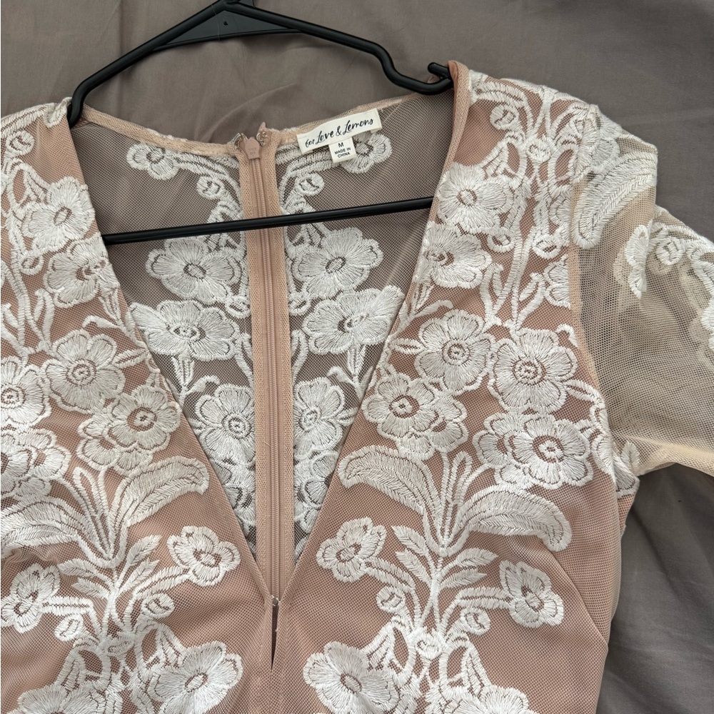 For love and lemons lace mini dress
